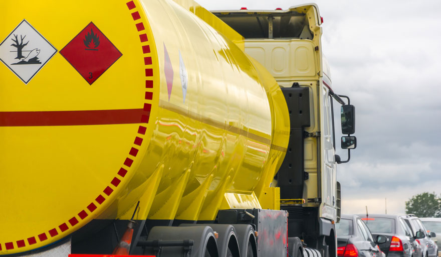 livraison de fioul en route