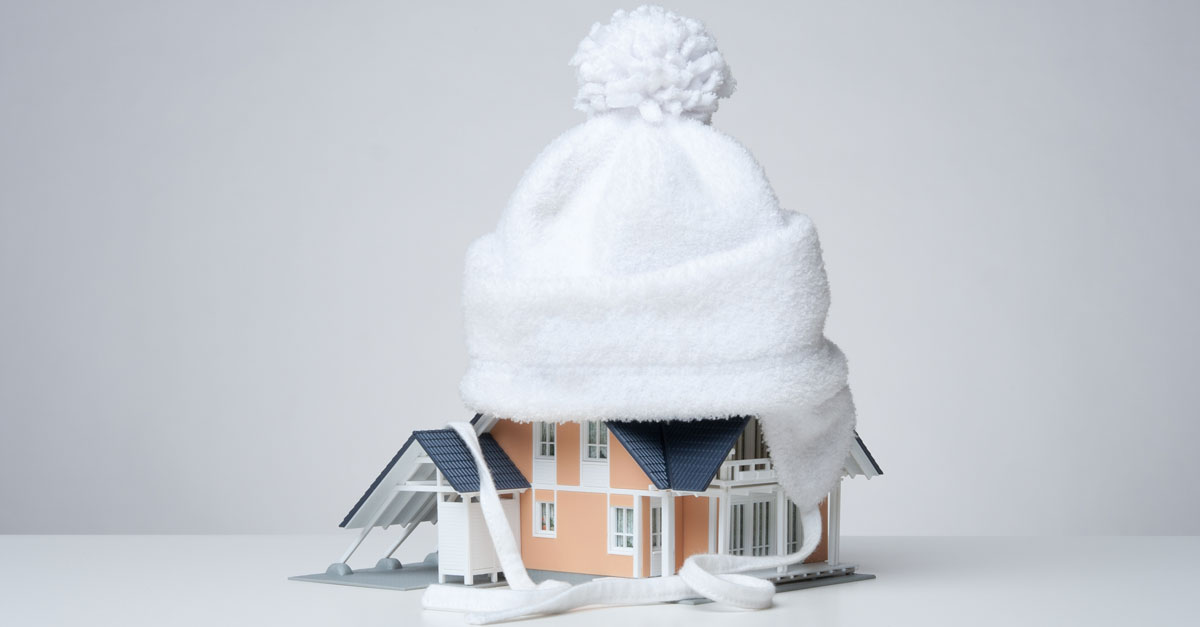 isolation maison protégée en hiver