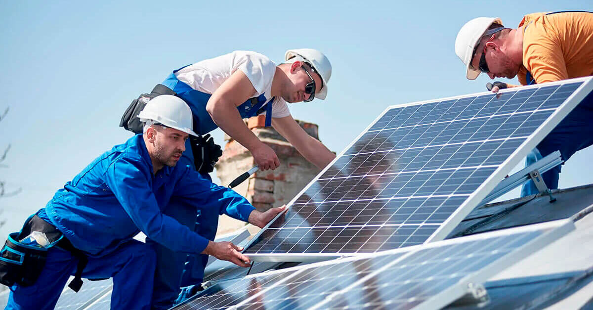 installation de panneaux solaires